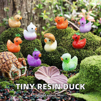 Figurines d'animaux artistiques peintes à la main, fantaisie, en résine, pour Noël, miniatures, pour jardin féerique, maison de poupée, micro-paysage, poisson