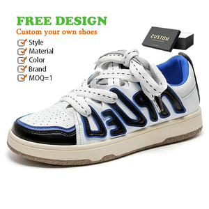 Chaussures de sport décontractées en cuir véritable de haute qualité, style course et marche, modèle <span class=keywords><strong>AF</strong></span> <span class=keywords><strong>1</strong></span>, pour basketball et skateboard, personnalisables en usine - Product Image 1