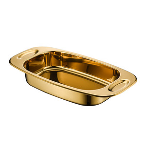 Stainless Steel Grilled Fish Pan Rectangular Golden Non-Stick Grill Oven For Induction Cooker Durable Cooking Pot - Product Image 3