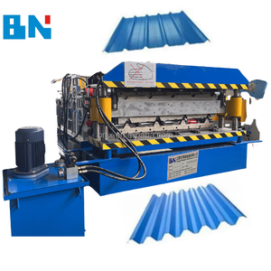 Phổ biến hoàn toàn tự động Roof tile làm máy móc tráng men ngói cuộn tạo thành máy - Product Image 1