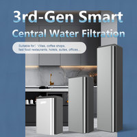 Pemurni Air Komersial Aliran Besar untuk Rumah Tangga, Sistem Pemurnian Air Sentral Seluruh Rumah Terintegrasi dengan Reverse Osmosis Elektrik