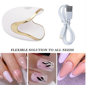 Nouvelle arrivée 12W Mini lampe à ongles UV LED Sèche-ongles électrique USB portable Machine de luminothérapie Matière plastique pour Nail Art - Product Image 2