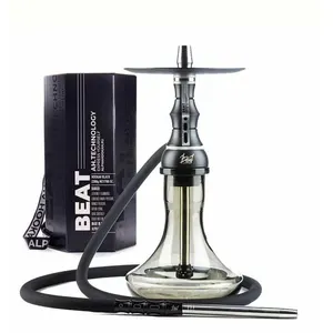 Lvhe khói cửa hàng Nga thép không gỉ nhỏ nhỏ Shisha đặt Arab narguile Alpha hookah đánh bại