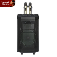 Feiyang, altavoces con carrito de madera de 12 pulgadas, amplificador Bluetooth profesional TWS, bocina de guitarra inalámbrica, deflectores de música