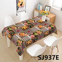 Nappe PVC Imprimée à Carreaux Vintage Effet Fruits, Imperméable et Anti-Taches, Facile à Nettoyer, Idéale pour la Maison, l'Hôtel, les Mariages, les Banquets et les Fêtes - Offre Spéciale