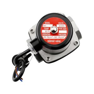 Válvula Solenoide de Rosca Hembra Recta de Acero Inoxidable 2W 304 316 de Latón de Dos Vías Npt Bsp AC220V DC24V Normalmente Cerrada para Agua, Aceite y Gas - Product Image 4