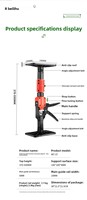 Poteaux de support télescopiques réglables 30-48 cm – Outil de pose multifonction pour armoires et boîtes (OEM)