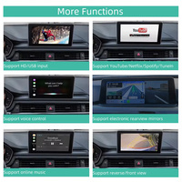 Auto-Radio mit iPhone CarPlay Wireless und Android Auto für Audi B9 A4L S5 A5 2014-2019, 7-Zoll-Bildschirm, Navigation, Kameras, Nachrüstung