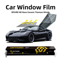 Film solaire automobile haute définition en céramique nano magnétron TiN anti-rayures, protection de la vie privée, isolation thermique élevée, 99% IRR
