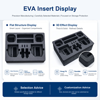 Inserto de Espuma EVA Impermeable, Cortado a Medida con CNC, Embalaje Protector Ecológico, Soporte de Espuma Antichoque para Herramientas
