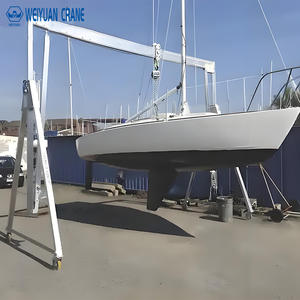 Dapat disesuaikan ponsel 500KG Aluminium Alloy portabel Gantry crane dengan <span class=keywords><strong>Hoist</strong></span> PLC Motor Gearbox Weiyuan merek - Product Image 1