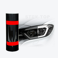 Film de protection de phares de voiture auto-réparant PPF TPU TPH 7,5 mil, film teinté pour phares de voiture TPU blanc à noir, film de protection de peinture