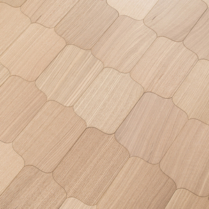 Suelo de Parqué Hexagonal de Nogal Negro Multicapa de 18 mm y 15 mm, Grado AB, FSC, Estilo Moderno de Mediados de Siglo, para Instalaciones Deportivas - Product Image 2