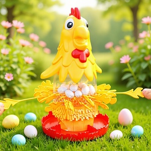 Juguete de gallina ponedora de huevos 707-52, juego de plástico para fiestas infantiles, para niños de 4 a 6 años - Product Image 1