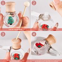 Parfum de voiture bonhomme de neige de marque privée OEM mignon désodorisant de Noël décoration Spa et parfum cadeau