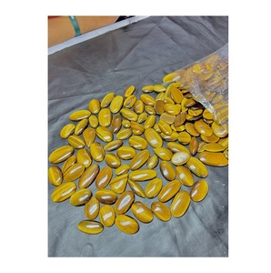 หินตาเสือหลังเบี้ยหินที่มีขนาดและสีที่กำหนดเองสำหรับการทำเครื่องประดับอัญมณีหลวมสำหรับการส่งออก - Product Image 1