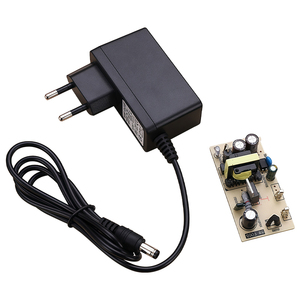 <span class=keywords><strong>Adaptateur</strong></span> d'alimentation ESann DC12V 1A, AC 100-240V DC 12V 1A 12W, protection contre les courts-circuits, montage mural, prise US, prise DC 5,5x2,5 mm - Product Image 1