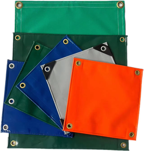 Telo impermeabile in PVC blu resistente e rinforzato - Product Image 2