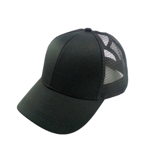 Phổ Biến Đồng Bằng Lưới Trở Lại Mũ Bóng Chày Phụ Nữ Có Thể Điều Chỉnh Đuôi Ngựa Bóng Mũ Tùy Chỉnh Thêu Logo Trucker <span class=keywords><strong>Hat</strong></span> - Product Image 2