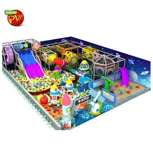 Space Galaxy Theme Indoor Playground Kids Soft Play Equipment for Airport Children's Play Land
