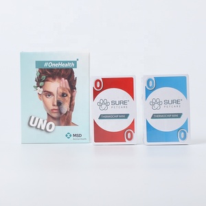 Herbruikbare, milieuvriendelijke KingShow EN71 gecertificeerde fitness pokerbox, groene en blauwe kaarten, aangepast logo, professionele dubbele speelkaarten - Product Image 2