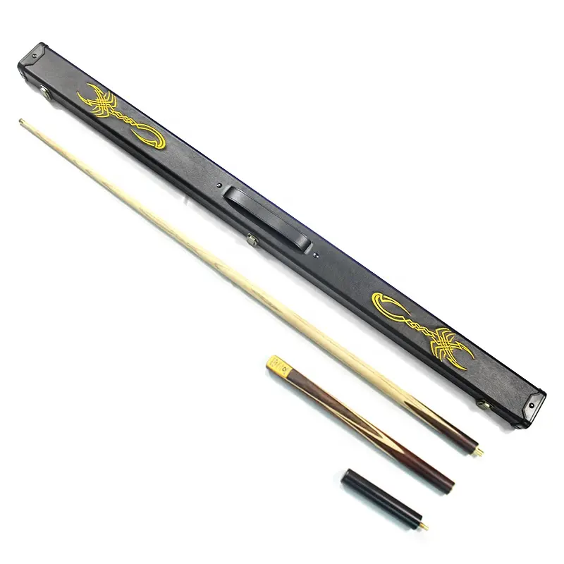 Kit Aksesori Meja Billiard Desain Baru Snooker 3/4, 1 Tongkat Billiard + 1 Casing Billiard