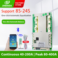 BMS Inteligente para Baterías de Litio JBD BMS SP24S004 8S-24S Estándar AIS de la India, UART/BT/RS485/CAN/LCD/Buzzer lifepo4 16s 48v