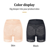 Shorty sculptant haute compression en dentelle, rehausseur de hanches et fessiers, avec ouverture pour le bas du dos