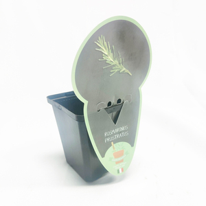 Etichette istruttive per la coltivazione di semi impermeabili progettate con più fiori etichetta stampata personalizzata - Product Image 2