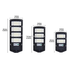 All'ingrosso LED impermeabile 200W 300W 400W tutto in uno sistema di illuminazione stradale solare a parete facile installazione luce di inondazione