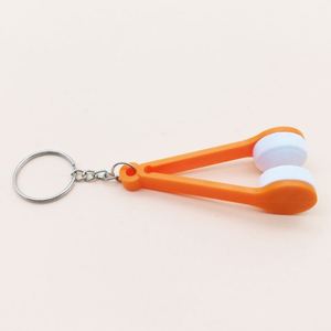 Eye Lens Brush Sunglasses Cleaning <b>Clip</b> Microfibre Glasses Cleaner With Keychain - Product Image 4