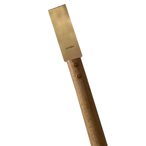 Raspadores Antichispas de Fabricación China OEM con Mango de Madera y Hoja de Aluminio y Bronce, Resistentes, Tamaños Personalizados Disponibles - Product Image 3