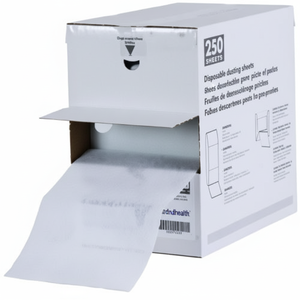 Toallas Desechables para Quitar el Polvo Americo, Blancas, de 125 Pies, 8 x 6 Pulgadas, 250 Toallas por Rollo, para Limpiar Superficies Duras - Product Image 1