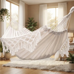 Hamaca Doble Extra Grande Danlong para Patio Trasero, Exterior, Interior, Árbol, Muebles, Postes con Barra Separadora, Refugio - Product Image 1