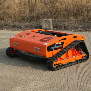 จัดส่งฟรีหุ่นยนต์ตัดหญ้าอัจฉริยะ RC รถตัดหญ้าน้ำมันเบนซินมินิแทรคเตอร์ขนาดเล็กหุ่นยนต์เลี้ยวไม่ใช้แก๊สเครื่องตัดหิมะใบมีดตัดหญ้า - Product Image 5