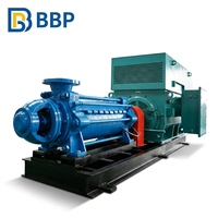 Bomba de Agua Caliente Multietapa de Succión Única, Duradera, con Cabezal de 800m, Bomba de Alta Presión para Generador de Vapor