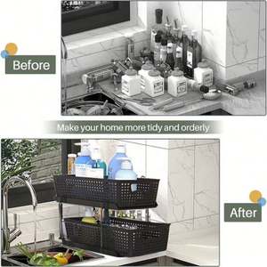 Square Plastic Stackable Composition Multifunctional <b>Large</b> Space Bathing Dirty Cloth Organization - Product Image 2