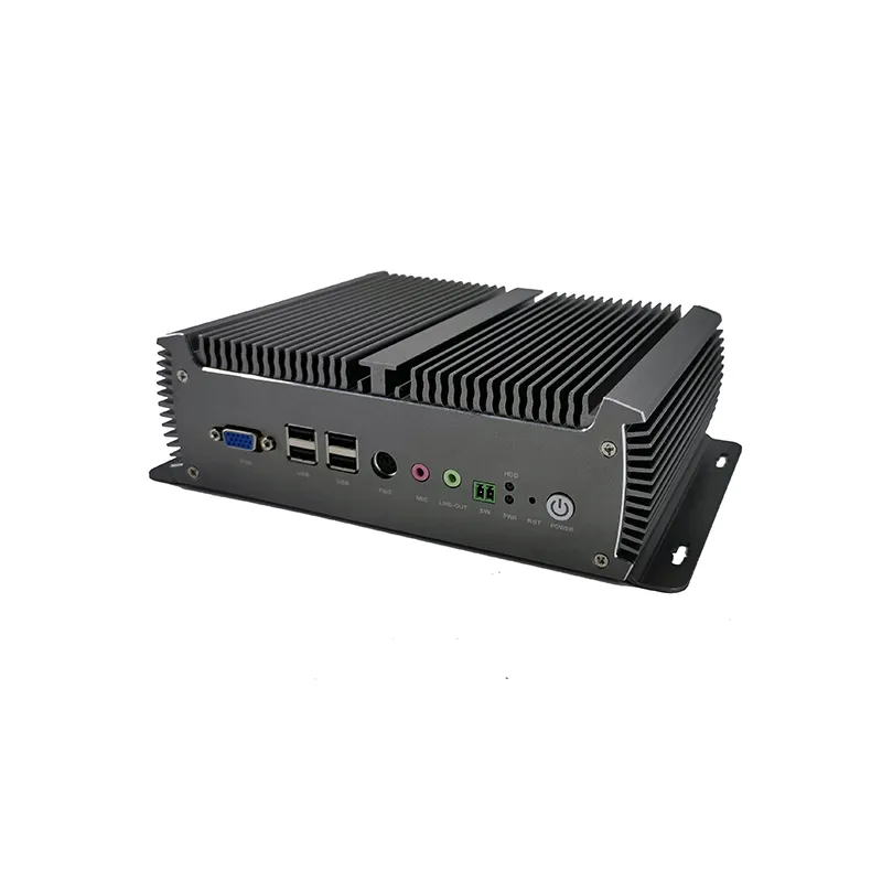 I3/I5/I7 CPU x86 Industrial embedded mini box pc 9V~36V wide voltage fanless industrial grade control computer