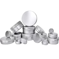 Großhandel benutzer definierte Farbe Metall kosmetische Haar Gel Verpackung kann Behälter 30ml Aluminium runde Kerze Blechdose