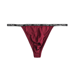 OEM sexy tóm tắt người đàn ông mặc bikini nam trượt jockstrap gay T-back thongs phương thức gay Tangas Mens Bikini người lớn sissy chàng trai quần lót hình ảnh - Product Image 4