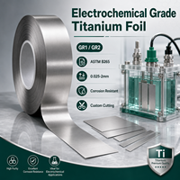 Feuille de titane recuit brillant GR1 GR2 ASTM B265 0,025-2 mm pour applications électrochimiques, aérospatiales, médicales, découpe sur mesure, OEM
