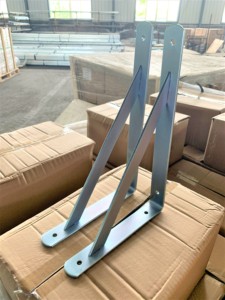 Heavy Duty Metal Shelf <b>Brackets</b>,Timber Connector Triangle <b>Bracket</b> OEM Metal Mount <b>Bracket</b> Industrial Shelf Support - Product Image 3