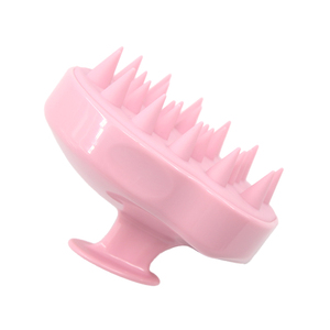 OEM Scalp Care Head Scrubber Handheld Soft Silicone Hair <b>Brush</b> Hair Scalp Massager Silicone Shampoo <b>Brush</b> - Product Image 5
