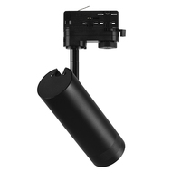 220V Dimmable 15W 18W COB LED Moderne En Aluminium Rail Lumière Intelligent Angle De Faisceau Réglable Anti-Éblouissement pour Musée Art Galerie Dali