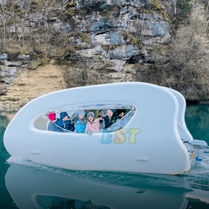 Factory Price Big Game Hover Craft Party <b>House</b> Solar <b>Inflatable</b> Fishing Boat <b>Inflatable</b> Boat - Product Image 3