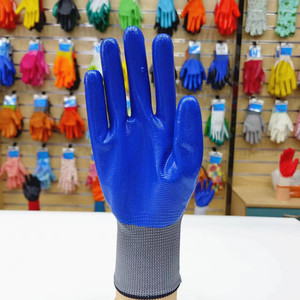 Gants de sécurité à Double trempage pour la Protection du jardin, revêtement Nitrile professionnel 3/4, Construction Durable, 13G - Product Image 3