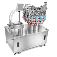 Machine de remplissage de sachets à bec verseur avec pompe à engrenages magnétique servo pour pâtes, sauces chili, beurre de cacahuète et détergents lessiviels