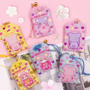 Amuleto de Omamori japonés bordado, bolsita colgante de buena suerte, amuleto de la suerte, amuleto de la suerte, colgante de bolsa de bendición para carrera