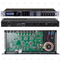 Processeur audio numérique EIF DriveRack DBX 260 26, contrôle DSP, suppression du feedback AFS, égaliseur automatique, crossover, contrôle par pavé tactile stéréo