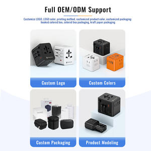 Adaptateur de voyage multifonction Wontravel 3AC Outlets 70W Chargeur rapide FCC CE RoSH pour les voyages - Product Image 5